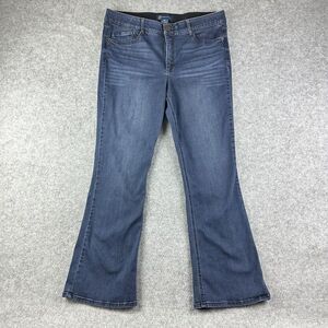 Democracy Ab Solution Itty Bitty Boot Cut Jeans Womens 16 Blue Everyday Stretch*